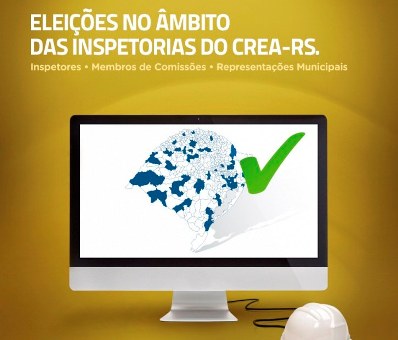 Confira o resultado das eleições para os cargos das Inspetorias do CREA-RS