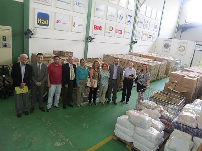 Comitê de Responsabilidade Social do CREA-RS visita Banco de Alimentos
