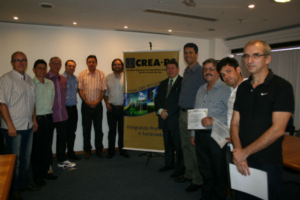 Conselheiros de nível médio certificados pelo CREA-RS