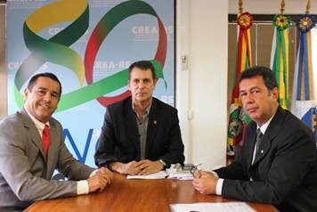 CREA-RS recebe visita da presidência da RQSul