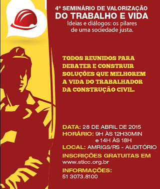 STICC promove 4º Seminário de Valorização do Trabalho e Vida