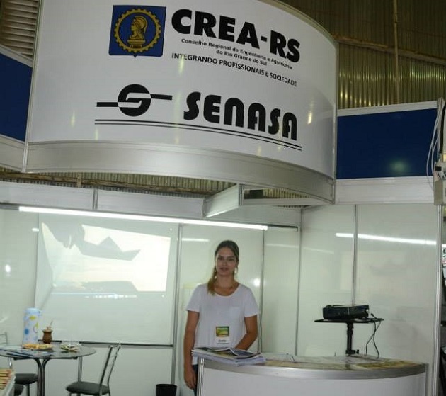 Senasa e CREA-RS na Fenamilho 2015