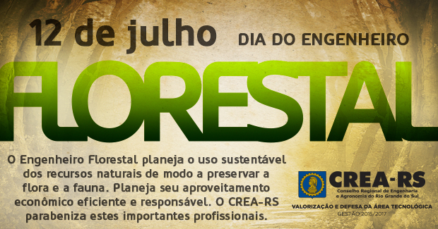 12 de julho: Dia do Engenheiro Florestal