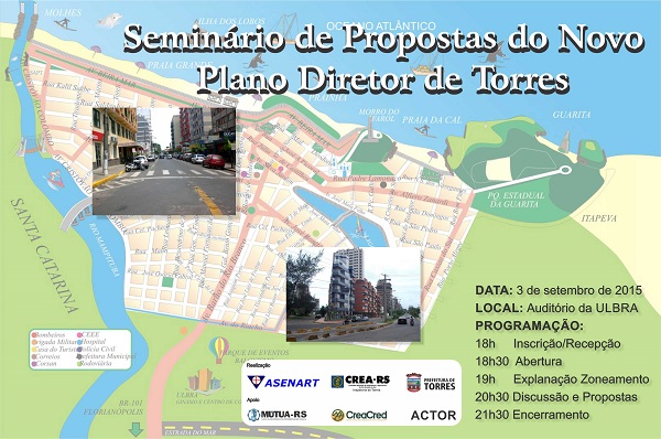 Evento em Torres debate Plano Diretor do município