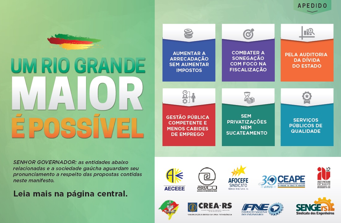 CREA-RS é signatário de apedido do Senge-RS