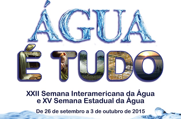 Participe da Semana da Água, a partir de 26 de setembro