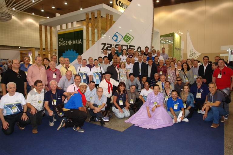 Delegação gaúcha presente à 72ª Soea