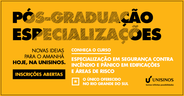 Unisinos lança Especialização de Segurança contra Incêndio e Pânico