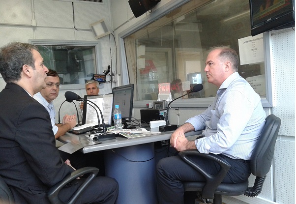 Presidente Melvis é entrevistado no programa da Bandeirantes