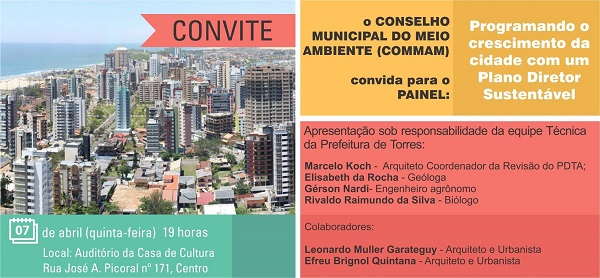 Prefeitura de Torres realiza debate sobre Plano Diretor da cidade