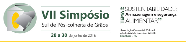Inscrições abertas para VII Simpósio Sul de Pós-colheita de Grãos