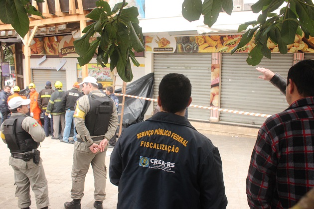CREA-RS fiscaliza Responsabilidade Técnica em queda de marquise