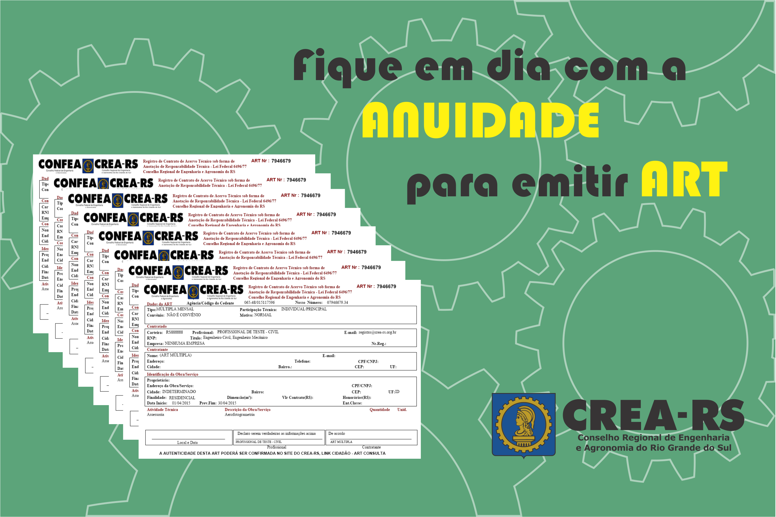 Pagamento da anuidade é condição para o regular exercício profissional