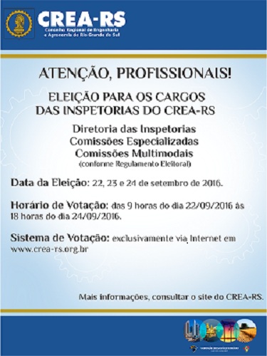 Eleições para renovação dos inspetores e Comissões