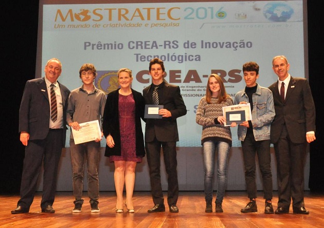 CREA-RS premia dois trabalhos de pesquisa na Mostratec 2016