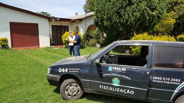 CREA-RS realiza fiscalização intensiva em propriedades rurais de São Gabriel