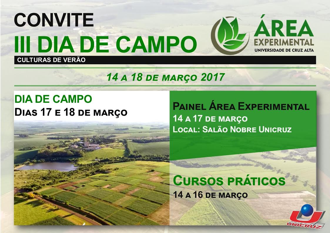Dia de Campo da Unicruz explora soluções para propriedades rurais