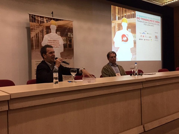 Palestra de abertura do Seminário do STICC aborda crise e Lava Jato