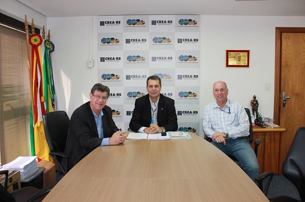 Visita no CREA-RS trata sobre Polo Naval de Rio Grande