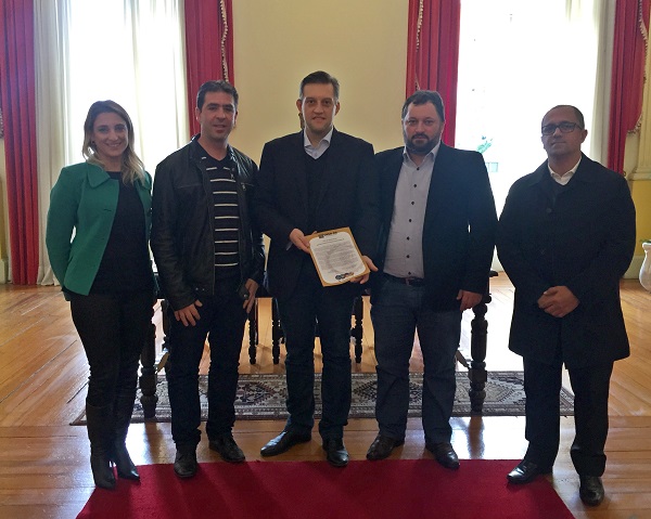 Prefeito de Bento Gonçalves recebe inspetores do CREA-RS