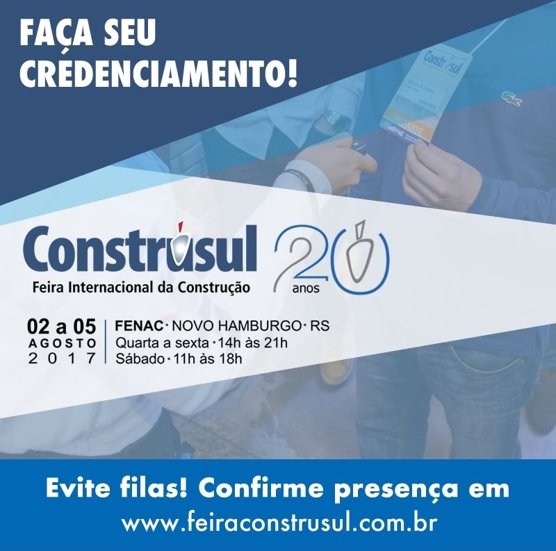 20ª Construsul: ambiente ideal para geração de bons negócios