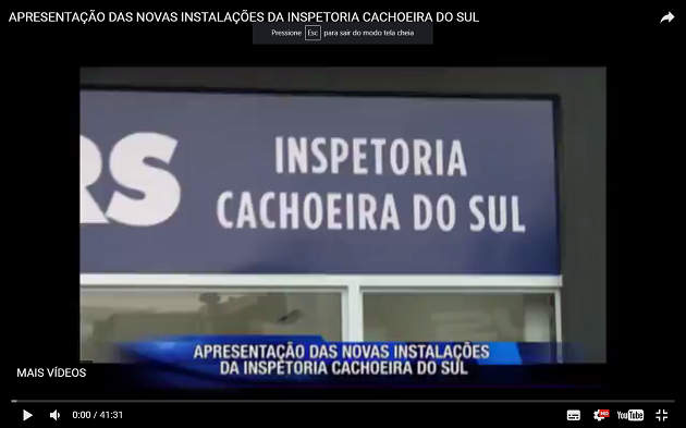 Confira na Web TVCREA a apresentação das novas instalações de Cachoeira do Sul