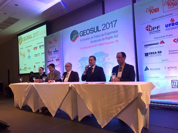 CREA-RS presente à abertura do XI Simpósio de Práticas de Engenharia Geotécnica