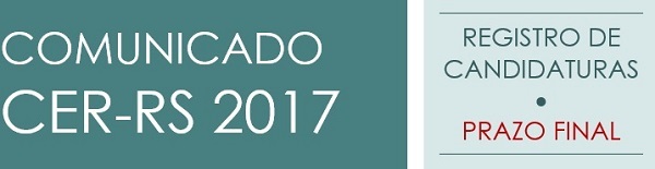 Prazo final de registro de candidaturas e erratas dos editais de convocação