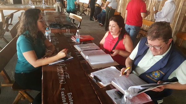 Fiscalização conjunta com o CAU-RS no Acampamento Farroupilha