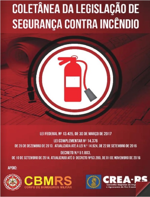 CREA-RS lança Coletânea da Legislação de Prevenção Contra Incêndio