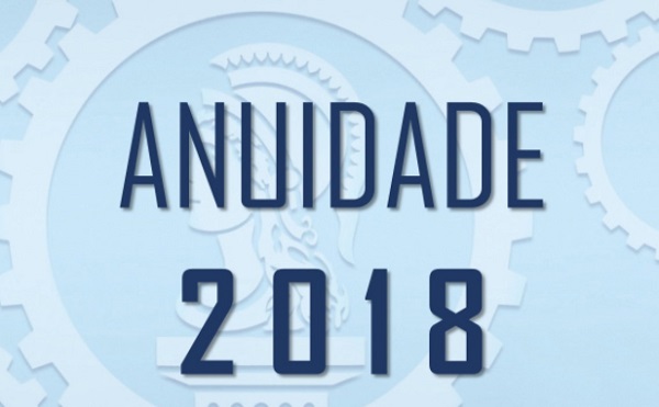 Anuidade e taxas 2018