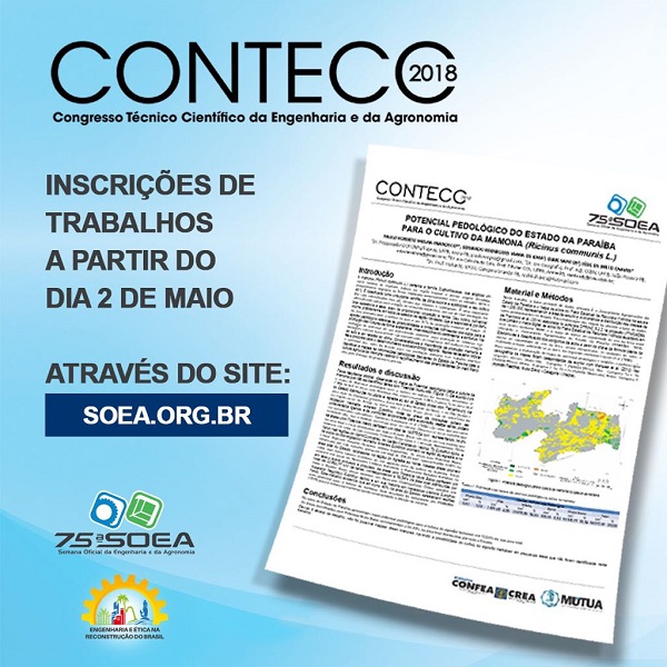 Contecc: inscrições a partir do dia 2 de maio