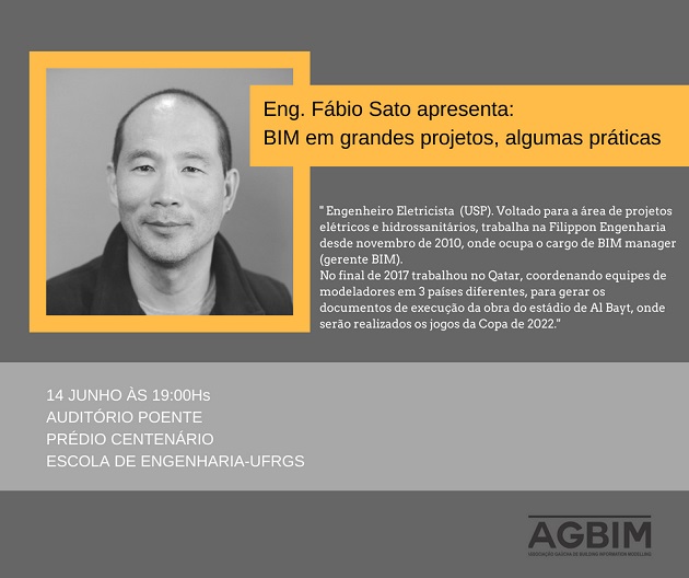 AGBIM apresenta BIM em grandes projetos, no dia 14, na capital