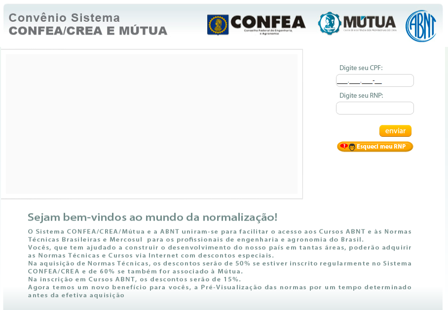 Normas e cursos da ABNT com desconto para profissionais do Sistema Confea/Crea