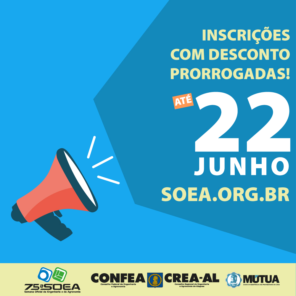 Cais promove prorrogação das inscrições da Soea