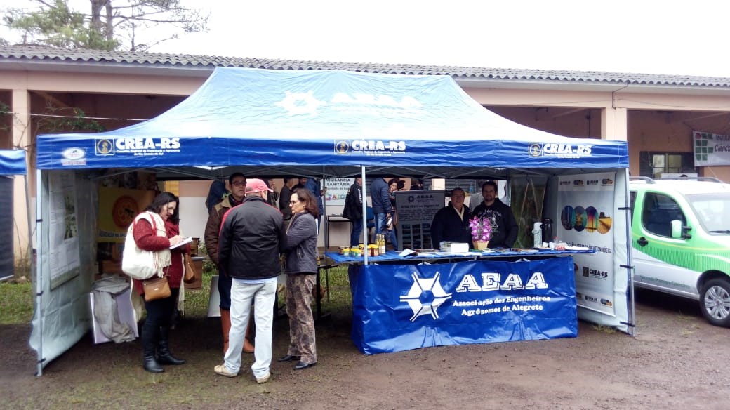AEAA e CREA-RS presentes na I Feira da Agricultura Familiar de Alegrete