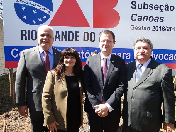 CREA-RS presente a ato de lançamento de subseção da OAB em Canoas