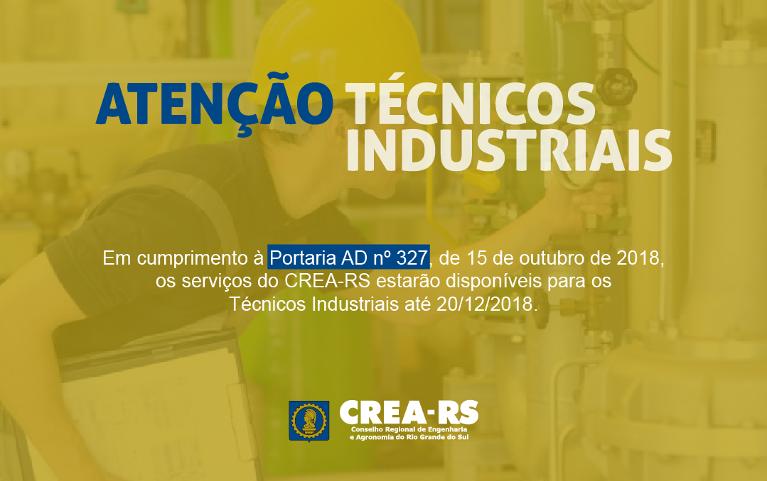Creas retomam atendimento a Técnicos Industriais