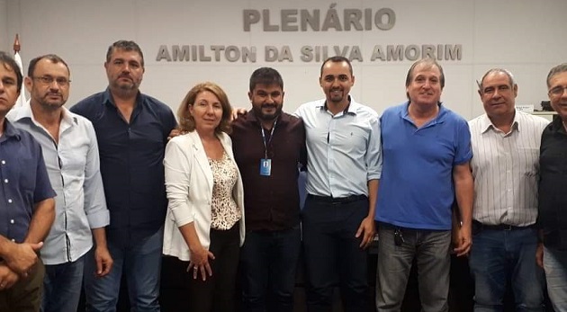 Inspetoria de Canoas representada em ato de posse da Câmara de Nova Santa Rita