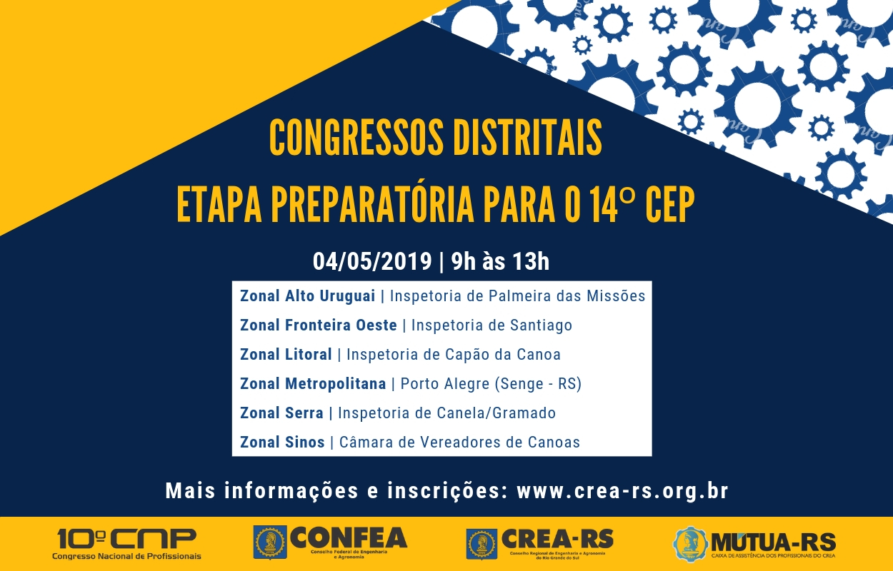 Congressos Distritais mobilizam profissionais