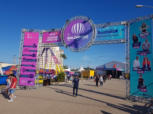 Festival de Balonismo recebe fiscalização do CREA-RS