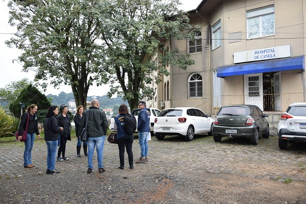 Hospital de Caridade de Canela recebe fiscalização conjunta