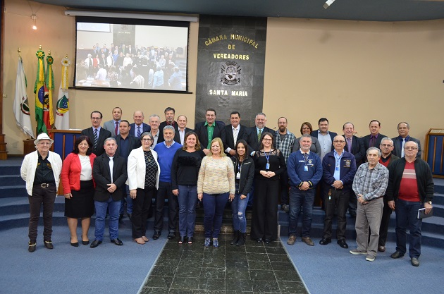 Câmara de Santa Maria homenageia Conselho com Moção de Congratulação