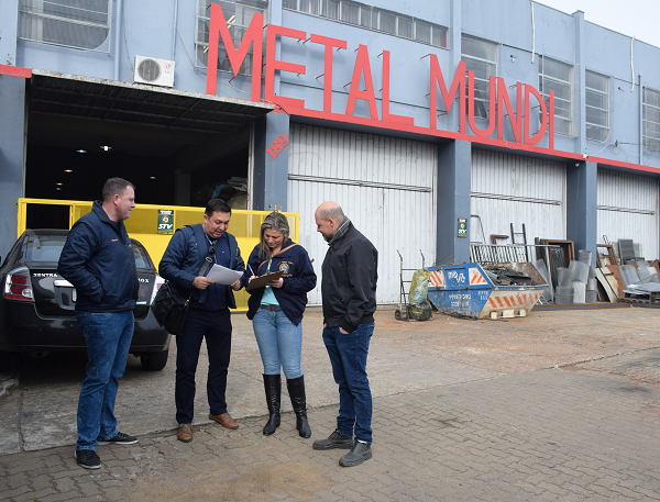 Blitz fiscaliza empresas da área industrial das regiões Sinos e Metropolitana
