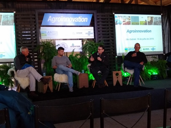 Presidente da AEAA presente na Agroinnovation, em São Gabriel