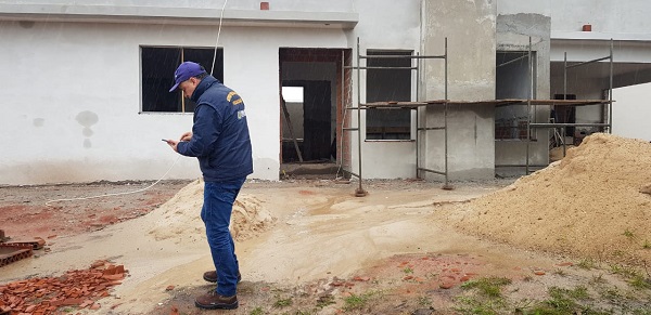 CREA-RS fiscaliza empreendimentos de construção civil na região de Santa Maria
