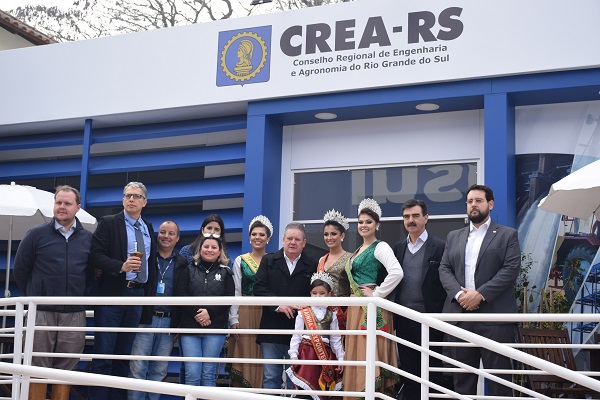 CREA-RS inaugura estande com ação de valorização profissional