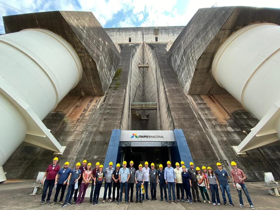 Presidentes fazem visita técnica à Hidrelétrica de Itaipu
