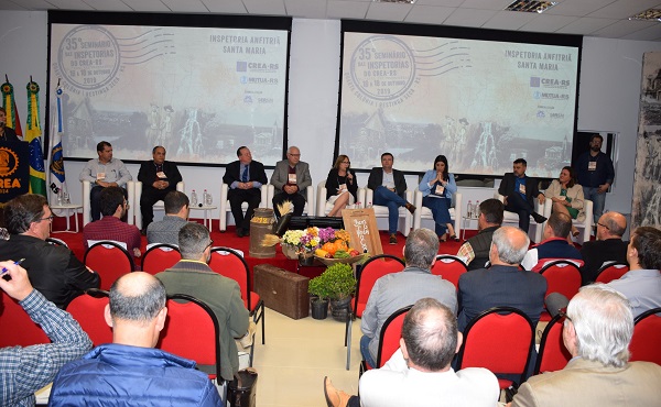 Restinga Seca recebe inspetores do CREA-RS no 35ª Seminário das Inspetorias