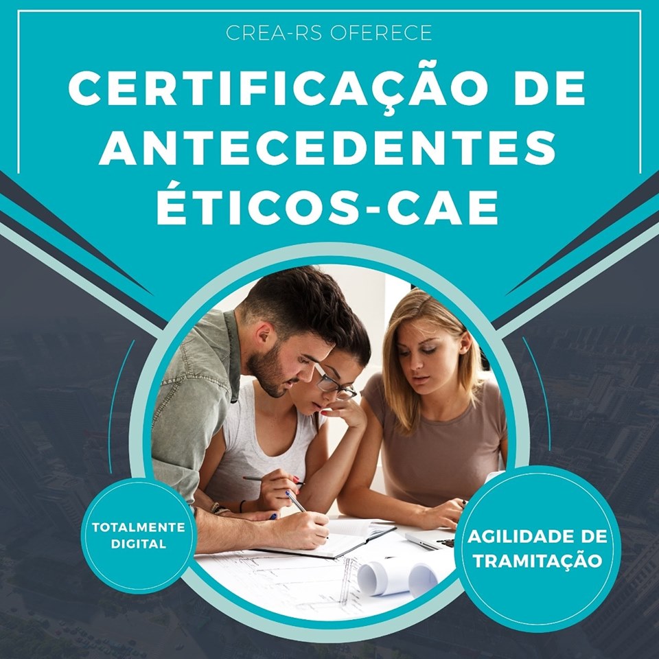 Novo canal: Certificação de Antecedentes Éticos (CAE)